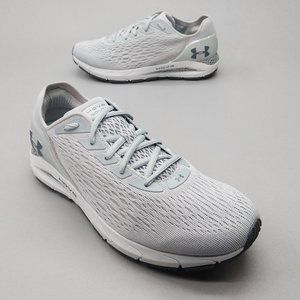 Under Armour Ladies 10.5 Hovr Sonic 3 Gray Mesh Running Sneakers UA 3022586-105
